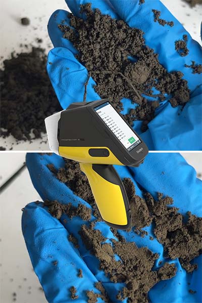 手持式光譜儀檢測(cè)土壤中重金屬含量